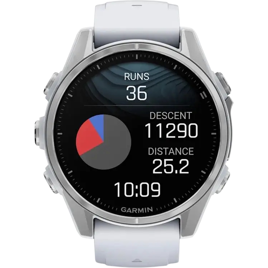 У Фокстрот Смарт-годинник GARMIN Fenix 8 Amoled 43mm Silver (010-02903-00)