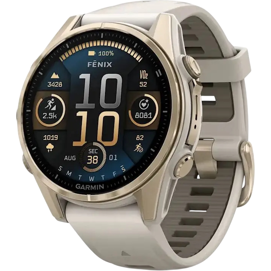 Смарт-годинник GARMIN Fenix 8 Amoled Sapphire Fog Grey (010-02903-11)