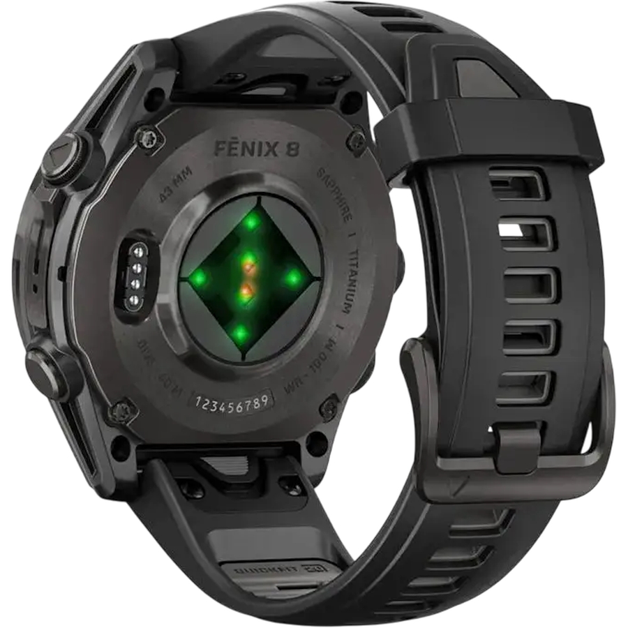 В Україні Смарт-годинник GARMIN Fenix 8 Amoled Sapphire Carbon Grey Titanium (010-02903-21)