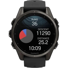 Смарт-годинник GARMIN Fenix 8 Amoled Sapphire Carbon Grey Titanium (010-02903-21)