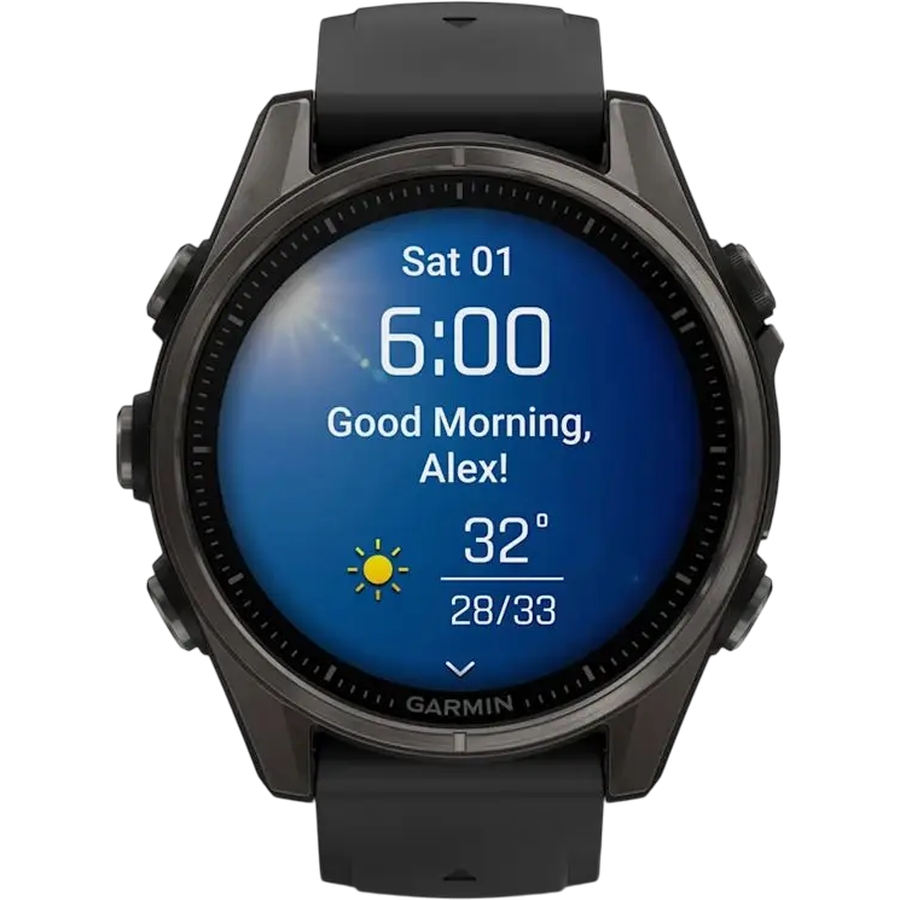 Смарт-годинник GARMIN Fenix 8 Amoled Sapphire Carbon Grey Titanium (010-02903-21) Сумісність Android OS