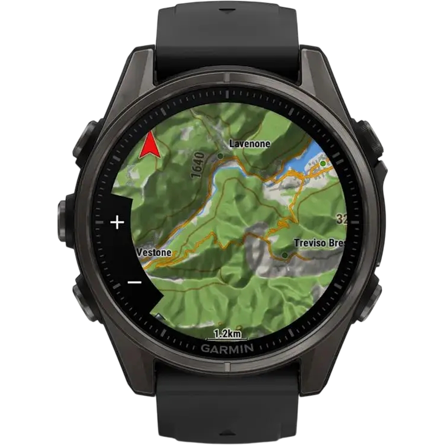 Зображення Смарт-годинник GARMIN Fenix 8 Amoled Sapphire Carbon Grey Titanium (010-02903-21)