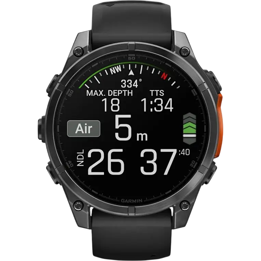 Зовнішній вигляд Смарт-годинник GARMIN Fenix 8 Amoled Slate Gray (010-02904-00)