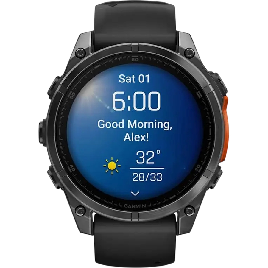 Фото Смарт-годинник GARMIN Fenix 8 Amoled Slate Gray (010-02904-00)