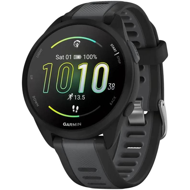 Смарт-годинник GARMIN Forerunner 165 Black/Slate Gray (010-02863-20)