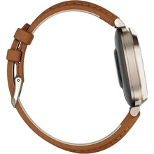 Смарт-годинник GARMIN Lily 2 Classic Cream Gold, Tan Leather Band (010-02839-02)