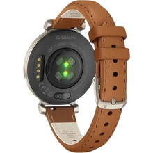 Смарт-годинник GARMIN Lily 2 Classic Cream Gold, Tan Leather Band (010-02839-02)