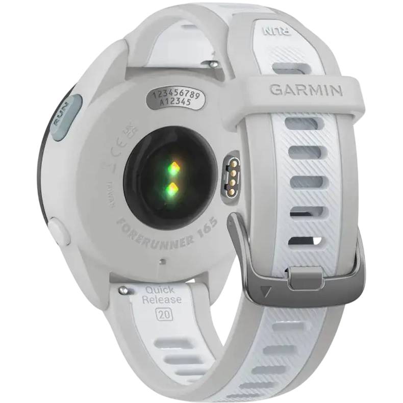 Зовнішній вигляд Смарт-годинник GARMIN Forerunner 165 Mist Gray/Whitestone (010-02863-21)