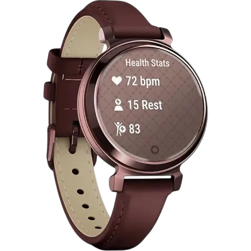 Смарт-годинник GARMIN Lily 2 Classic Dark Bronze, Mulberry Leather Band (010-02839-03) Операційна система інша