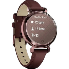 Смарт-годинник GARMIN Lily 2 Classic Dark Bronze, Mulberry Leather Band (010-02839-03)