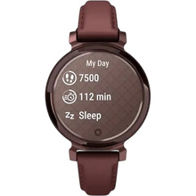 Смарт-годинник GARMIN Lily 2 Classic Dark Bronze, Mulberry Leather Band (010-02839-03)