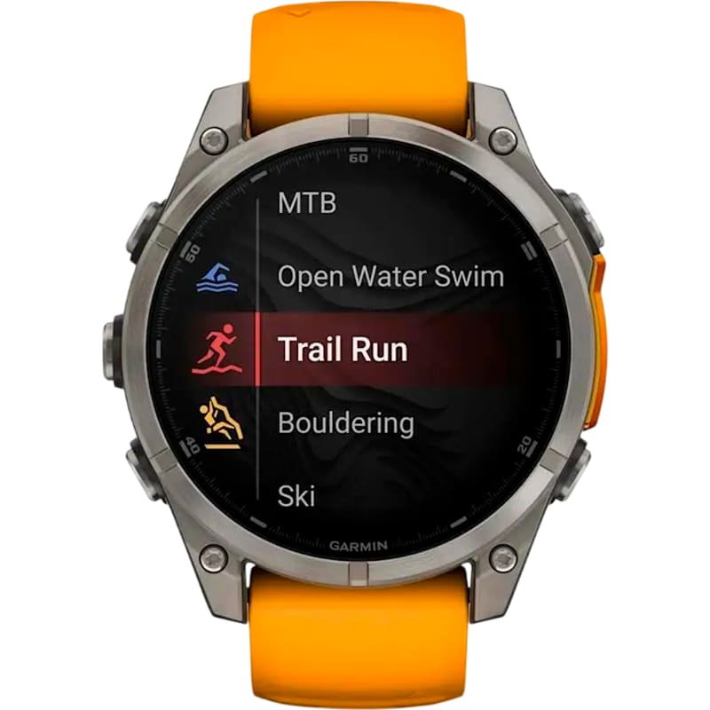 Смарт-годинник GARMIN Fenix 8 Amoled 47mm Sapphire Titanium with Spark Orange/Graphite Silicone Band (010-02904-11) Сумісність Android OS