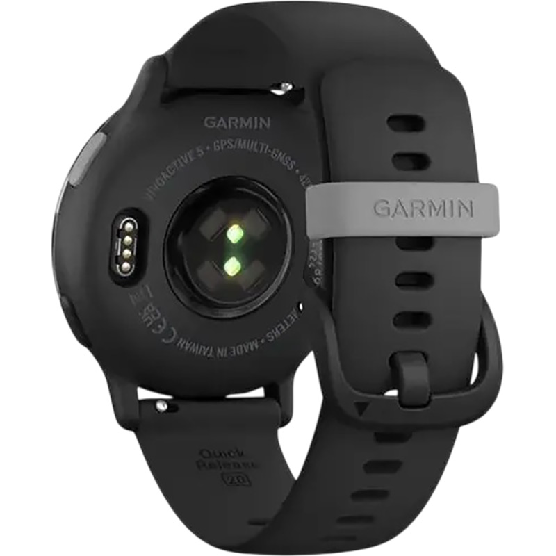 Зовнішній вигляд Смарт-годинник GARMIN Vivoactive 5 Slate Aluminium Bezel, Black Case (010-02862-10)