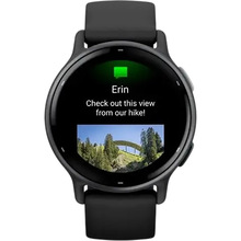 Смарт-годинник GARMIN Vivoactive 5 Slate Aluminium Bezel, Black Case (010-02862-10)