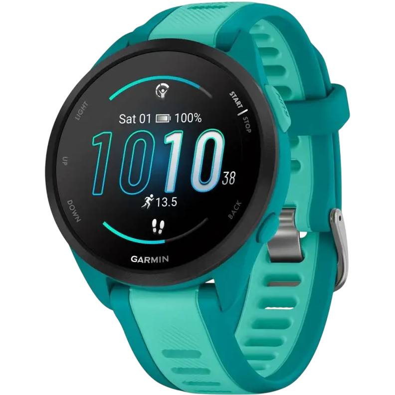 Смарт-годинник GARMIN Forerunner 165 Music Turquoise/Aqua (010-02863-32)