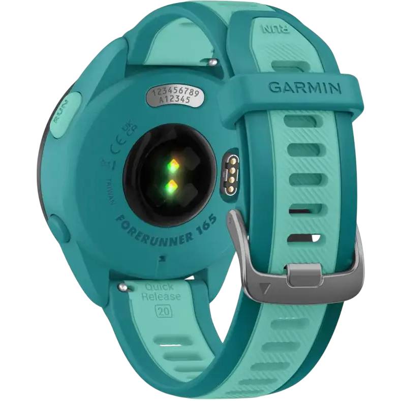 Фото Смарт-годинник GARMIN Forerunner 165 Music Turquoise/Aqua (010-02863-32)