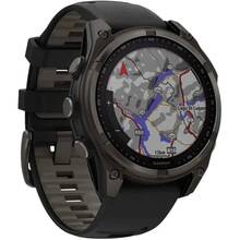 Смарт-часы GARMIN Fenix 8 Solar 47mm Sapphire Carbon Grey DLC Titanium (010-02906-11)