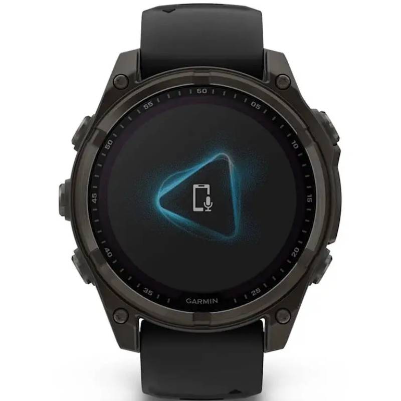 Внешний вид Смарт-часы GARMIN Fenix 8 Solar 47mm Sapphire Carbon Grey DLC Titanium (010-02906-11)