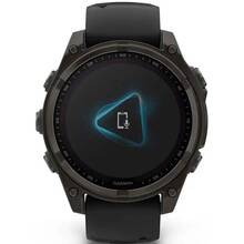 Смарт-часы GARMIN Fenix 8 Solar 47mm Sapphire Carbon Grey DLC Titanium (010-02906-11)