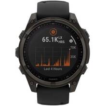 Смарт-часы GARMIN Fenix 8 Solar 47mm Sapphire Carbon Grey DLC Titanium (010-02906-11)