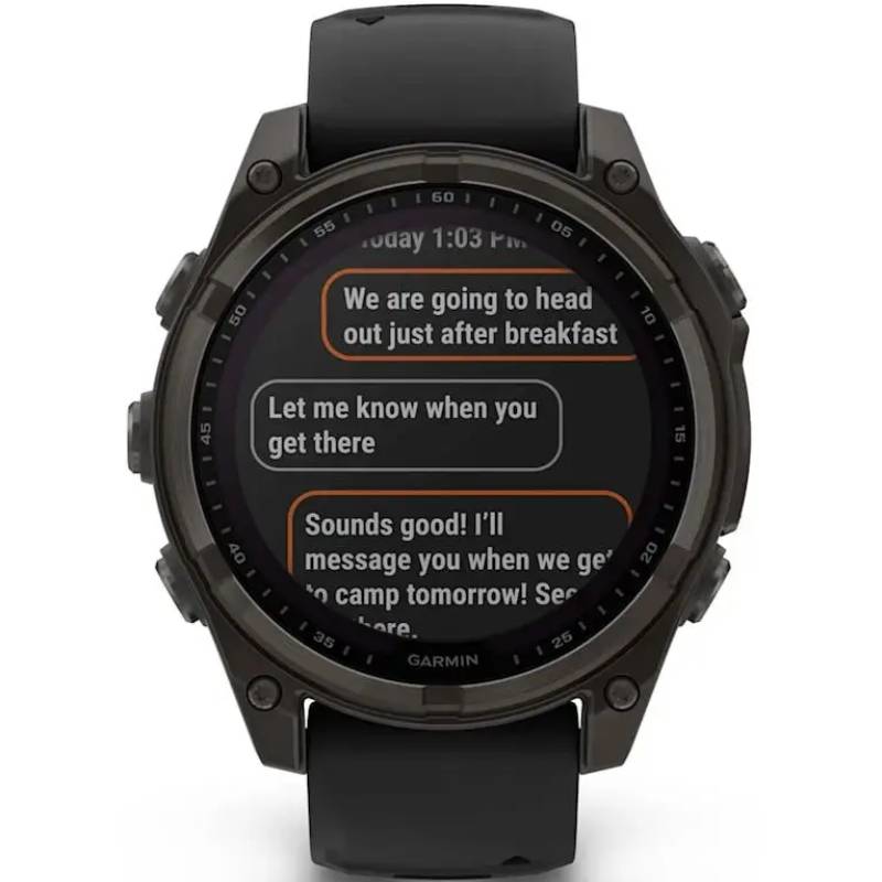 В Украине Смарт-часы GARMIN Fenix 8 Solar 47mm Sapphire Carbon Grey DLC Titanium (010-02906-11)