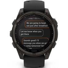 Смарт-часы GARMIN Fenix 8 Solar 47mm Sapphire Carbon Grey DLC Titanium (010-02906-11)