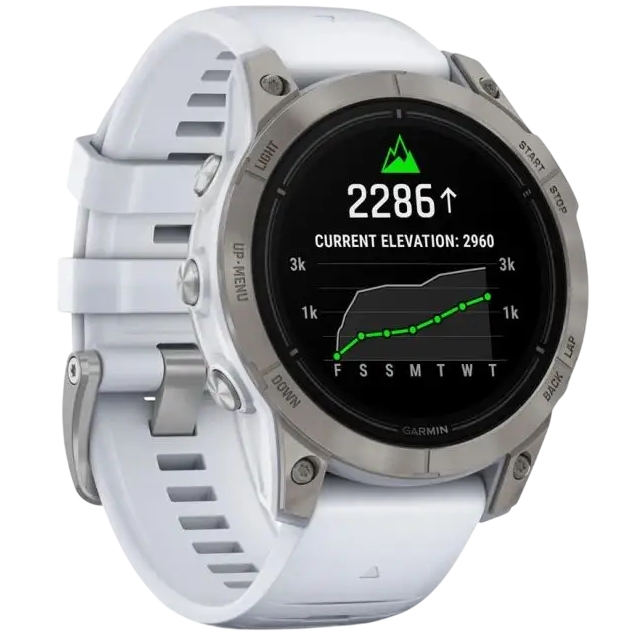 Смарт-годинник GARMIN Epix Pro Gen 2 Sapphire Edition 47 мм Titan Whitestone Band (010-02803-21) Функціональність для дорослих