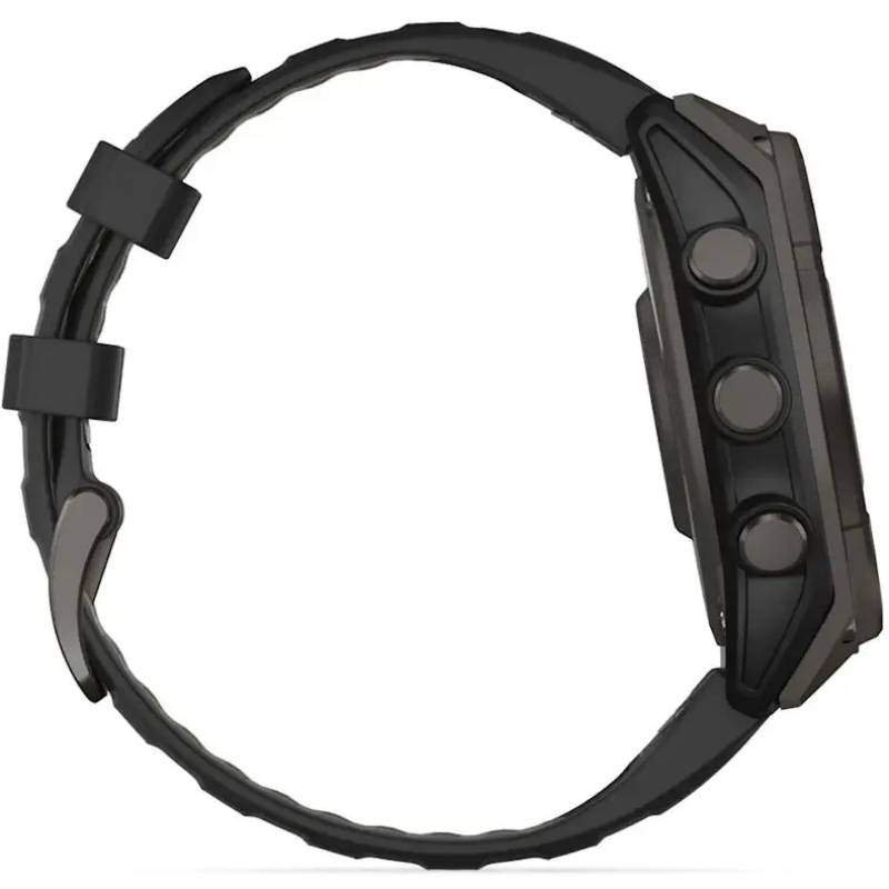 Смарт-годинник GARMIN Fenix 8 Solar 51mm Sapphire Carbon Grey DLC Titanium (010-02907-11) Сумісність iOS (Apple)