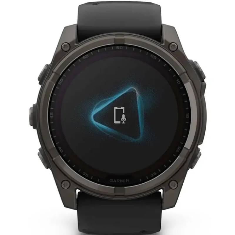 В Україні Смарт-годинник GARMIN Fenix 8 Solar 51mm Sapphire Carbon Grey DLC Titanium (010-02907-11)