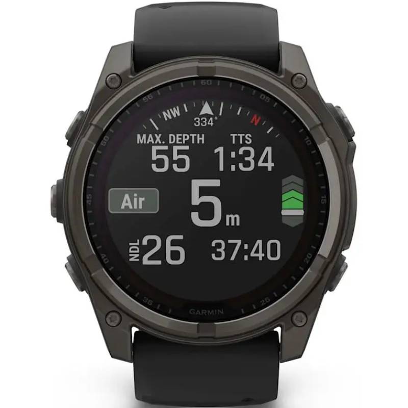 Покупка Смарт-годинник GARMIN Fenix 8 Solar 51mm Sapphire Carbon Grey DLC Titanium (010-02907-11)