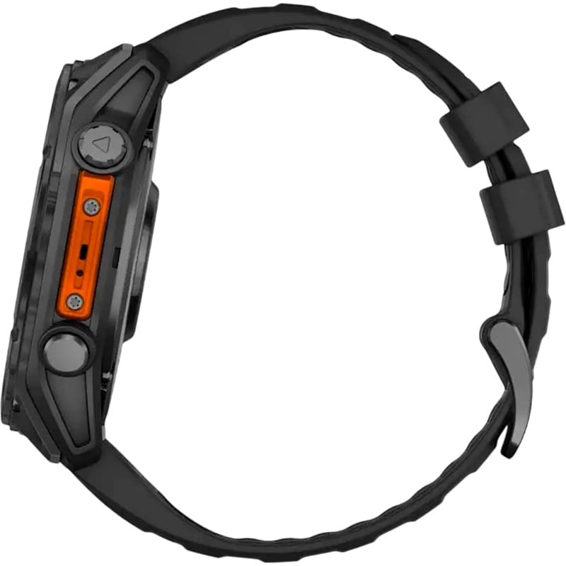 У Фокстрот Смарт-годинник GARMIN Fenix 8 Amoled 51mm Slate Grey with Black Silicone Band (010-02905-00)