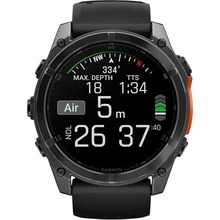 Смарт-годинник GARMIN Fenix 8 Amoled 51mm Slate Grey with Black Silicone Band (010-02905-00)