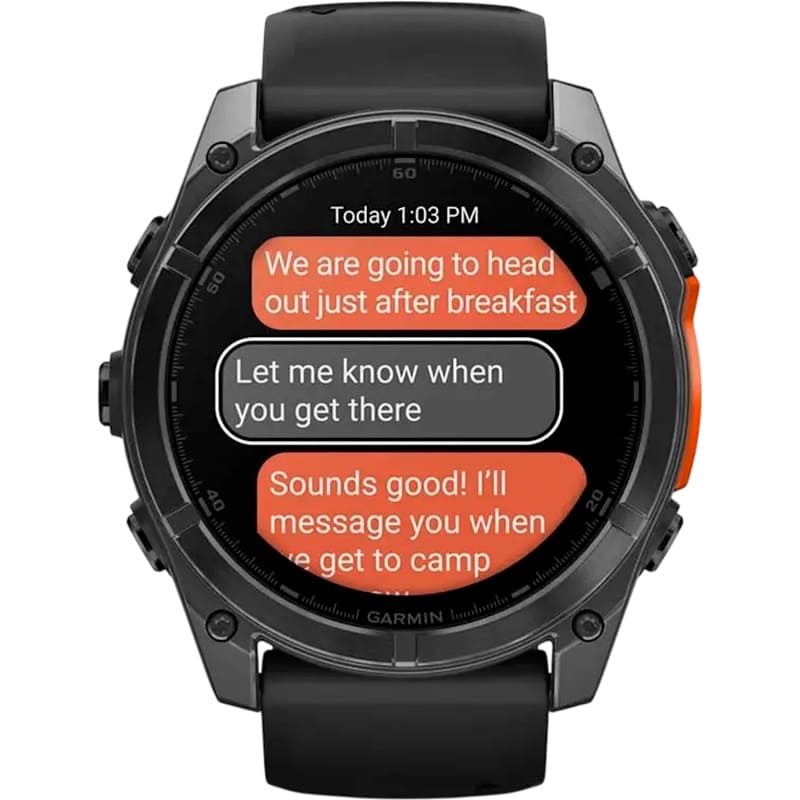 Покупка Смарт-годинник GARMIN Fenix 8 Amoled 51mm Slate Grey with Black Silicone Band (010-02905-00)