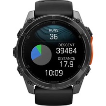 Смарт-годинник GARMIN Fenix 8 Amoled 51mm Slate Grey with Black Silicone Band (010-02905-00)