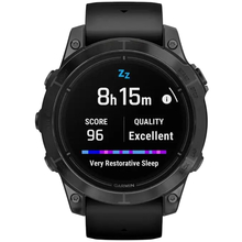 Смарт-годинник GARMIN Epix Pro Gen 2 Sapphire Edition 47 мм Carbon Grey DLC Titan Black Leather Band (010-02803-30)