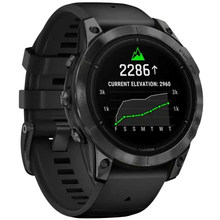 Смарт-годинник GARMIN Epix Pro Gen 2 Sapphire Edition 47 мм Carbon Grey DLC Titan Black Leather Band (010-02803-30)