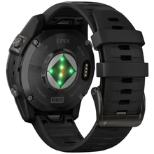 Смарт-годинник GARMIN Epix Pro Gen 2 Sapphire Edition 47 мм Carbon Grey DLC Titan Black Leather Band (010-02803-30)