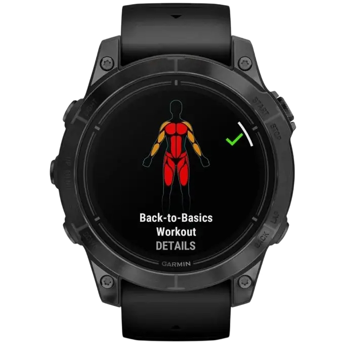 Фото Смарт-годинник GARMIN Epix Pro Gen 2 Sapphire Edition 47 мм Carbon Grey DLC Titan Black Leather Band (010-02803-30)