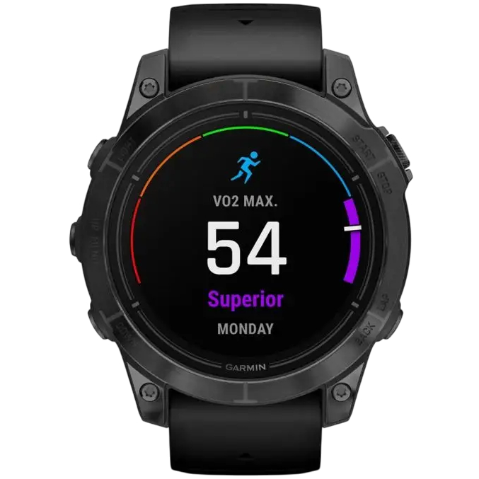 Замовити Смарт-годинник GARMIN Epix Pro Gen 2 Sapphire Edition 47 мм Carbon Grey DLC Titan Black Leather Band (010-02803-30)