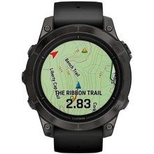 Смарт-годинник GARMIN Epix Pro Gen 2 Sapphire Edition 47 мм Carbon Grey DLC Titan Black Leather Band (010-02803-30)