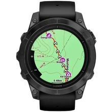 Смарт-годинник GARMIN Epix Pro Gen 2 Sapphire Edition 47 мм Carbon Grey DLC Titan Black Leather Band (010-02803-30)