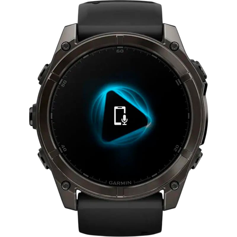 Смарт-годинник GARMIN Fenix 8 Amoled 51mm Sapphire Carbon Grey DLC with Black/Pebble Grey Silicone Band (010-02905-21) Сумісність Android OS