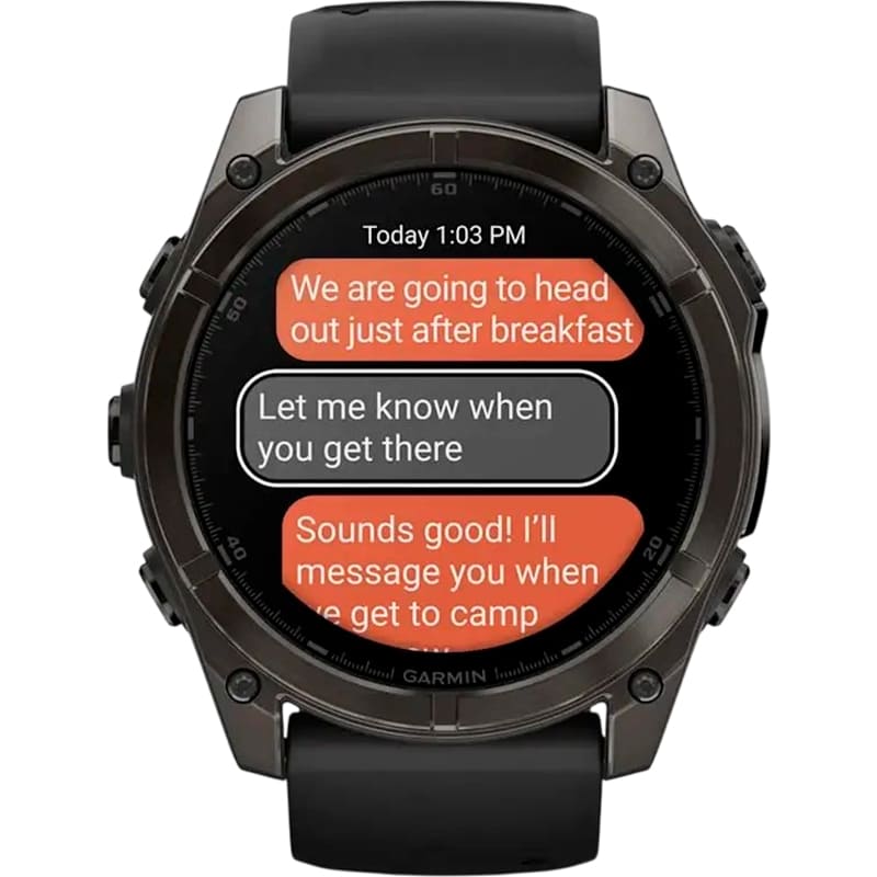 В Україні Смарт-годинник GARMIN Fenix 8 Amoled 51mm Sapphire Carbon Grey DLC with Black/Pebble Grey Silicone Band (010-02905-21)