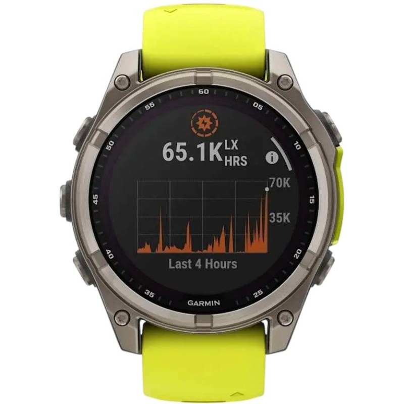 Смарт-годинник GARMIN Fenix 8 Solar 47mm Sapph Titan Yellow&Graph Sil Band (010-02906-21) Функціональність для дорослих