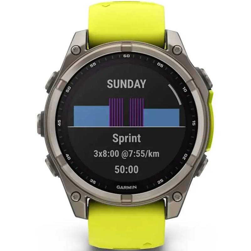 Смарт-годинник GARMIN Fenix 8 Solar 47mm Sapph Titan Yellow&Graph Sil Band (010-02906-21) Сумісність Android OS