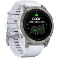 Смарт-годинник GARMIN Epix Pro Gen 2 Sapphire Edition 51 мм Titan Whitestone Band (010-02804-11)