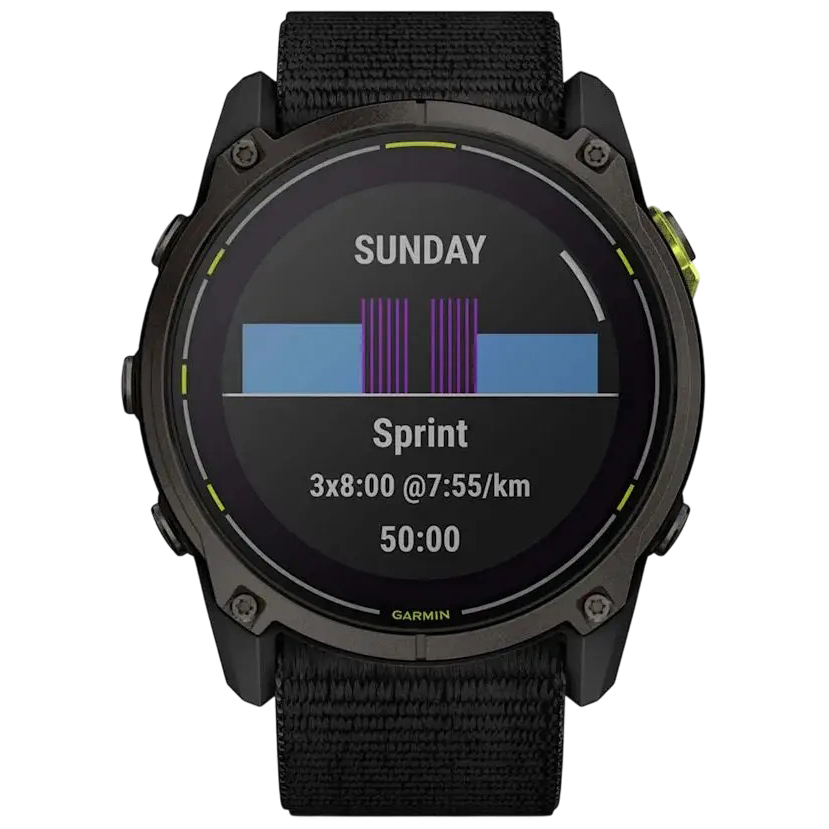 Зовнішній вигляд Смарт-годинник GARMIN Enduro 3 Black Sport Loop Band (010-02751-01)