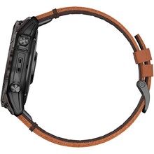 Смарт-годинник GARMIN Epix Pro Gen 2 Sapphire Edition 51 мм Carbon Grey DLC Titan Chestnut Leather Band (010-02804-30)