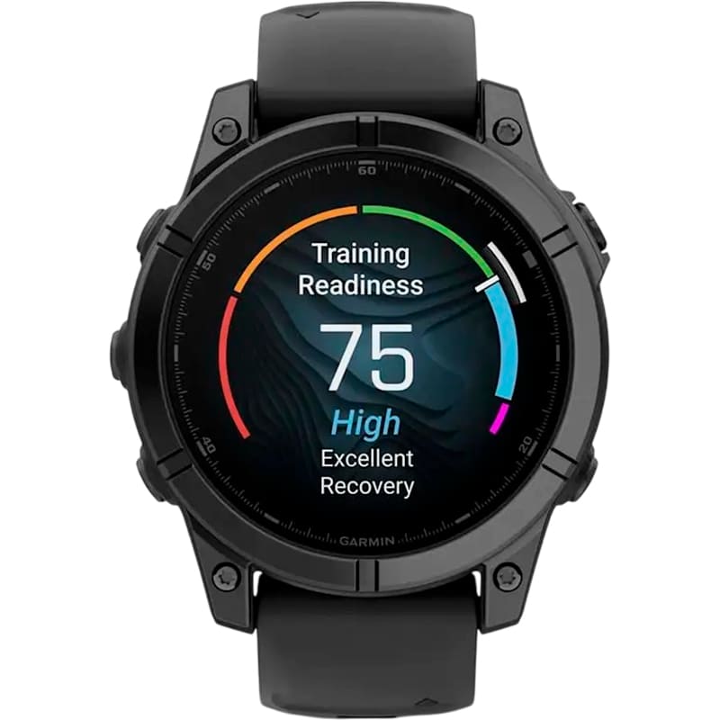 Замовити Смарт-годинник GARMIN Fenix E 47mm Slate Gray Steel with Black Silicone Band (010-03025-01)