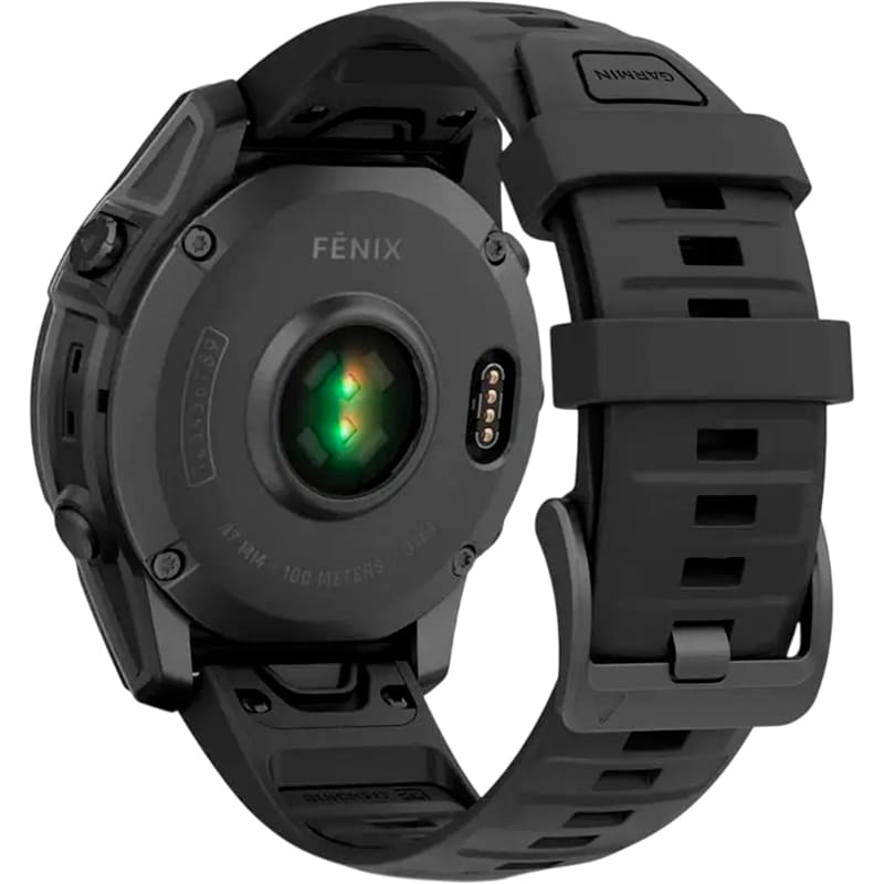 В інтернет магазині Смарт-годинник GARMIN Fenix E 47mm Slate Gray Steel with Black Silicone Band (010-03025-01)